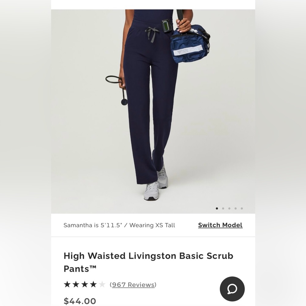 FIGS Livingston High Waisted Scrub Pants